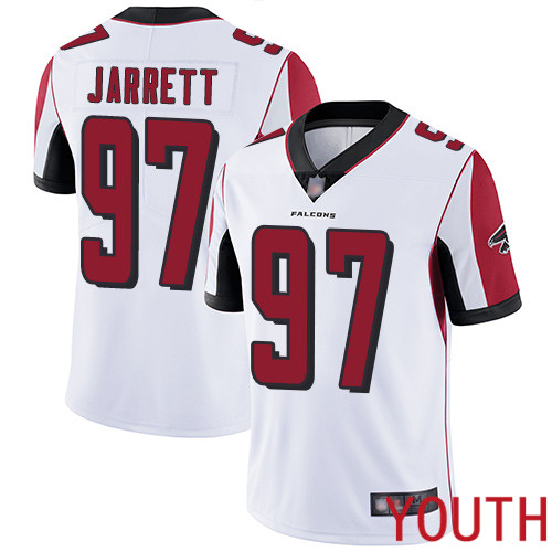 Atlanta Falcons Limited White Youth Grady Jarrett Road Jersey NFL Football #97 Vapor Untouchable->youth nfl jersey->Youth Jersey
